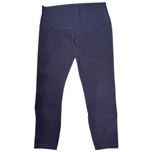 Lululemon Athletica Navy Cropped Leggings Size 12